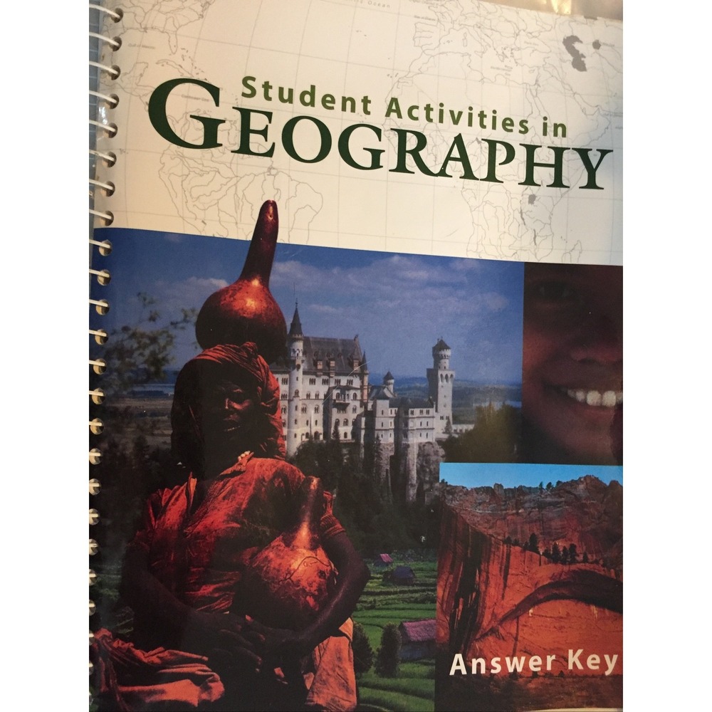 Geography‎ Teacher Activity Manual Spiral Bob Jones Press Homeschool